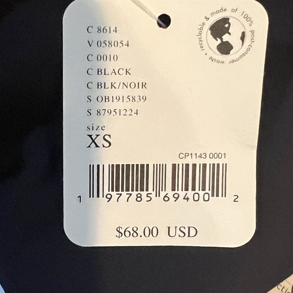 NWT $68 Free People X Hatch Maternity Bra XS Black Never Better Square Neck - Picture 13 of 13